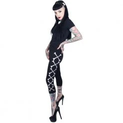 Kreepsville Crossbones Capri Leggings