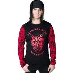 Kreepsville 666 Devil Don't Care Longsleeve Top Men's
