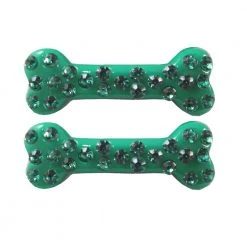 Kreepsville Accessories Dia Mini Hair Bone Green