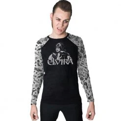 Men's Elvira Comic Icons Longsleeve Top