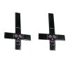 Kreepsville Inverted Cross Skull Hairslides Purple Accessories 2 Kreepsville Inverted Cross Skull Hairslides Purple Accessories