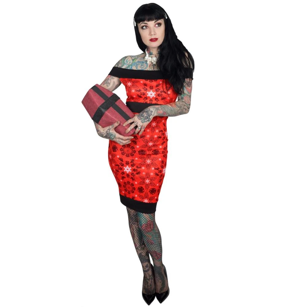 Kreepsville Krampus Pencil Dress 4 Kreepsville Krampus Pencil Dress
