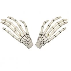 Kreepsville Skeleton Bone Hand Hairslides White Accessories