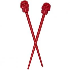 Kreepsville 666 Skull Collection Red Hair Sticks