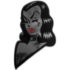Accessories Vampira Face XL Enamel Pin