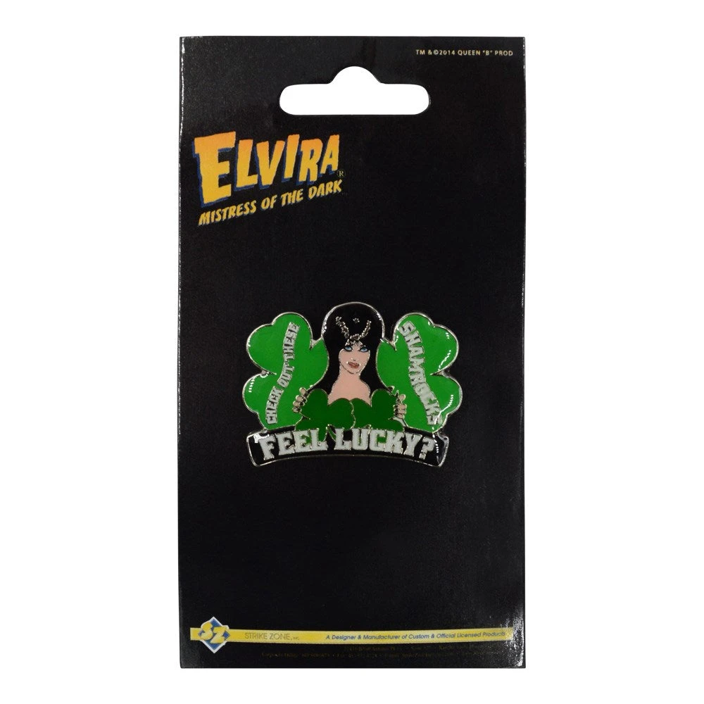 Elvira Knotts Feeling Lucky Enamel Pin Elvira, Mistress Of The Dark 3 Elvira Knotts Feeling Lucky Enamel Pin Elvira, Mistress Of The Dark