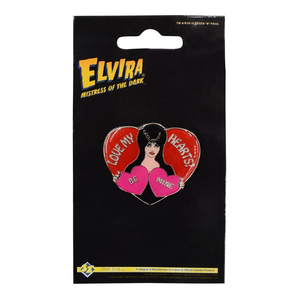 Elvira Knotts Love My Hearts Enamel Pin Elvira, Mistress Of The Dark 3 Elvira Knotts Love My Hearts Enamel Pin Elvira, Mistress Of The Dark