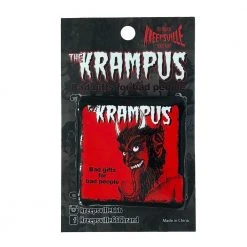 Kreepsville Krampus Bad 4 Bad Square Button Badge