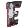 Elvira E Letter Enamel Pin 2 Elvira E Letter Enamel Pin
