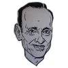 Accessories John Waters Mega Silver Face Enamel Pin