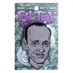 Accessories John Waters Mega Silver Face Enamel Pin