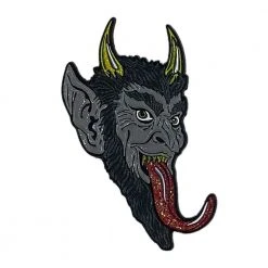 Kreepsville Krampus Smile Enamel Pin