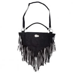 Elvira Bat Wing Fringe Shoulder Bag