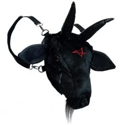 Kreepsville 666 Bags & Purses Goathead Baphomet Plush Purse Bag