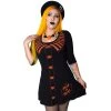 Kreepsville Trick Or Treat Flare 3/4 Sleeve Dress 2 Kreepsville Trick Or Treat Flare 3/4 Sleeve Dress