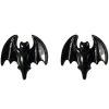Kreepsville Bat Black Stud Earring Jewelry 2 Kreepsville Bat Black Stud Earring Jewelry
