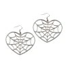 Kreepsville Jewelry Web Heart Earring 2 Kreepsville Jewelry Web Heart Earring