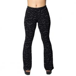 Kreepsville Women's Bat Repeat Flare Leggings
