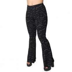 Kreepsville Women's Bat Repeat Flare Leggings