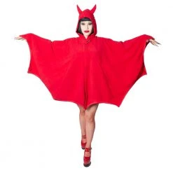 Kreepsville Women's Devil In Disguise Web Cape