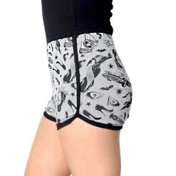 Women's Elvira Comic Icon Womens Running Shorts
