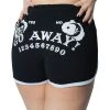 Kreepsville Women's Go Away Womens Running Shorts