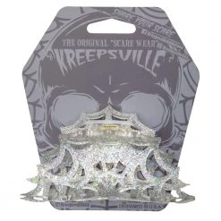 Kreepsville Spiderweb Hair Claw Clip Silver Accessories 7 Kreepsville Spiderweb Hair Claw Clip Silver Accessories