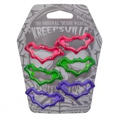 Kreepsville Bat Snap Hair Clips Multi Color Accessories