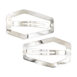 Kreepsville Coffin Snap Hair Clip Silver Accessories