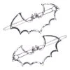 Kreepsville Accessories Bat Outline Hair Clips Pair