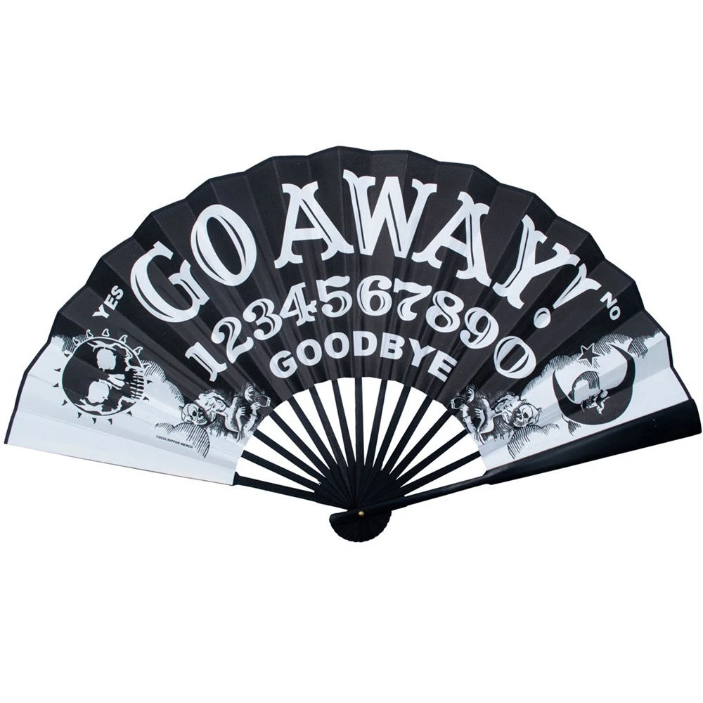 Kreepsville Go Away Ouija Double Sided Fan Homewares & Gifts 3 Kreepsville Go Away Ouija Double Sided Fan Homewares & Gifts