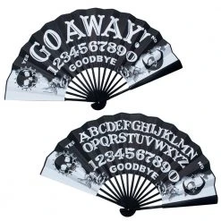 Kreepsville Go Away Ouija Double Sided Fan Homewares & Gifts 7 Kreepsville Go Away Ouija Double Sided Fan Homewares & Gifts