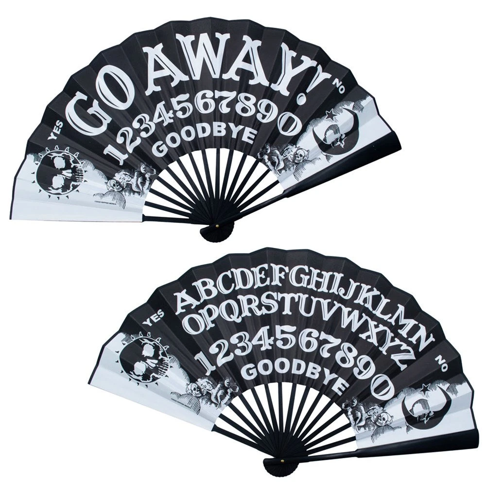 Kreepsville Go Away Ouija Double Sided Fan Homewares & Gifts 5 Kreepsville Go Away Ouija Double Sided Fan Homewares & Gifts