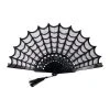 Kreepsville Spiderweb Lace Hand Fan