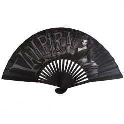 Homewares & Gifts Vampira Coffin Fabric Fan