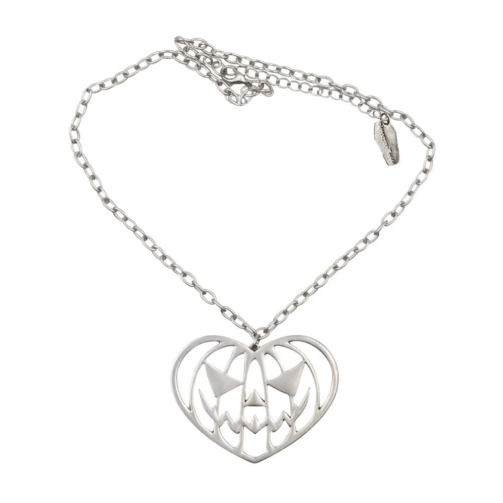 Kreepsville Pumpkin Heart Necklace 3 Kreepsville Pumpkin Heart Necklace