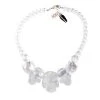 Kreepsville Skull Collection Necklace Crystal Clear