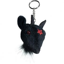 Kreepsville 666 Goathead Baphomet Plush Keychain
