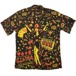 Men's Elvira Vegas Repeat Red Sub Shirt