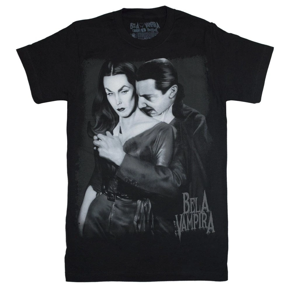 Bela Lugosi Vampira Bela Lugosi Loves Vampira Plan Bite T-shirt Men's 3 Bela Lugosi Vampira Bela Lugosi Loves Vampira Plan Bite T-shirt Men's