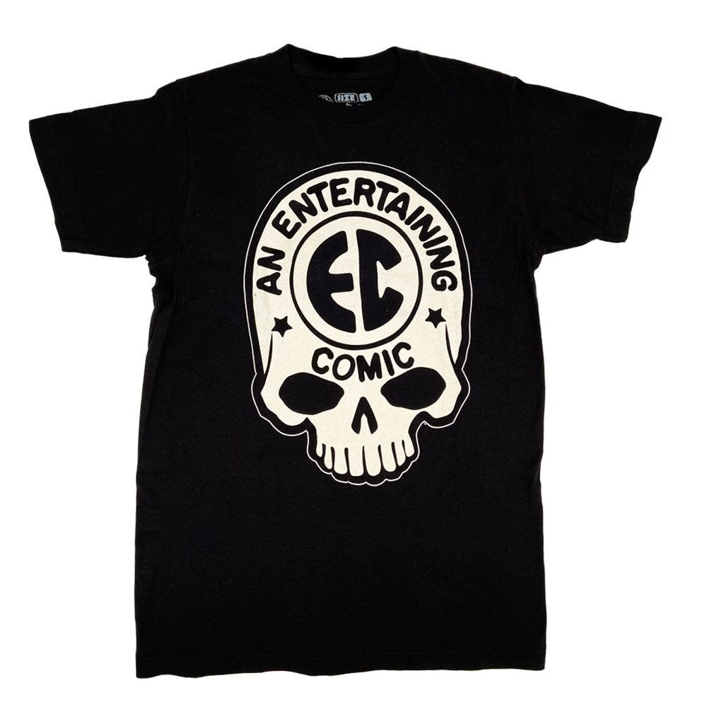 EC Comics Skull Logo White Tshirt Men's 3 EC Comics Skull Logo White Tshirt Men's