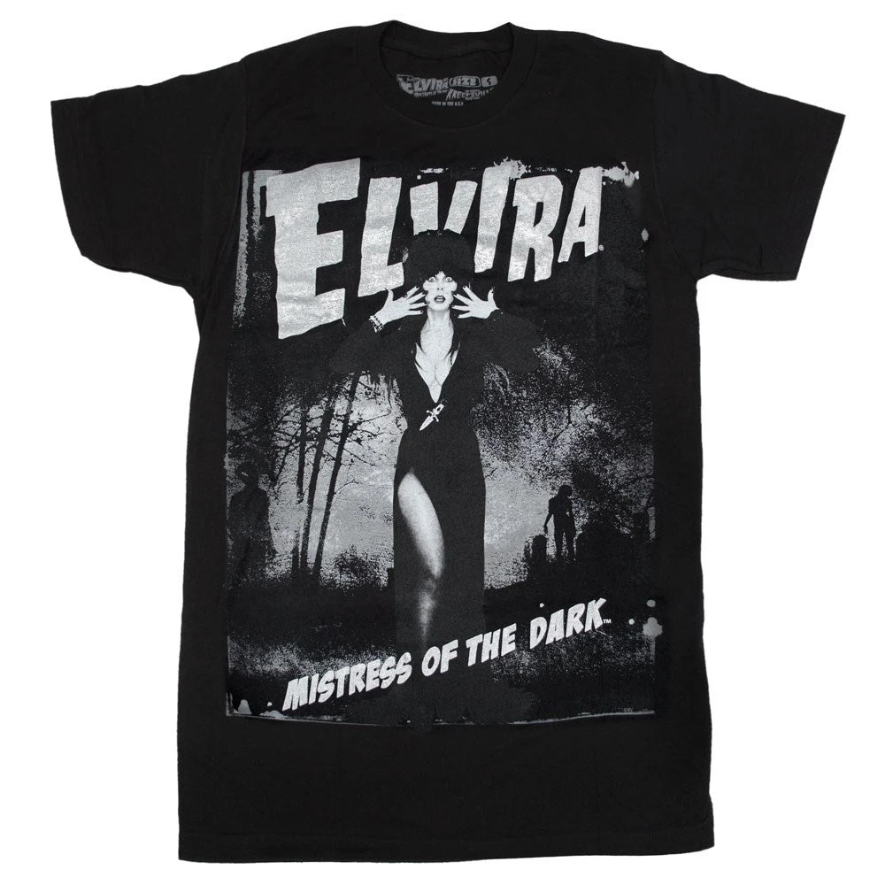 Elvira Grey Zombie T-Shirt 3 Elvira Grey Zombie T-Shirt