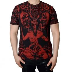 Kreepsville 666 Baphomet Script Jumbo T-shirt Men's 7 Kreepsville 666 Baphomet Script Jumbo T-shirt Men's