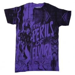 Elvira Perils Of Purple Men's T-shirt