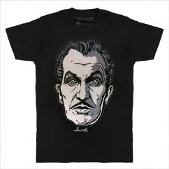 Vincent Price Grey Classic Face Tshirt