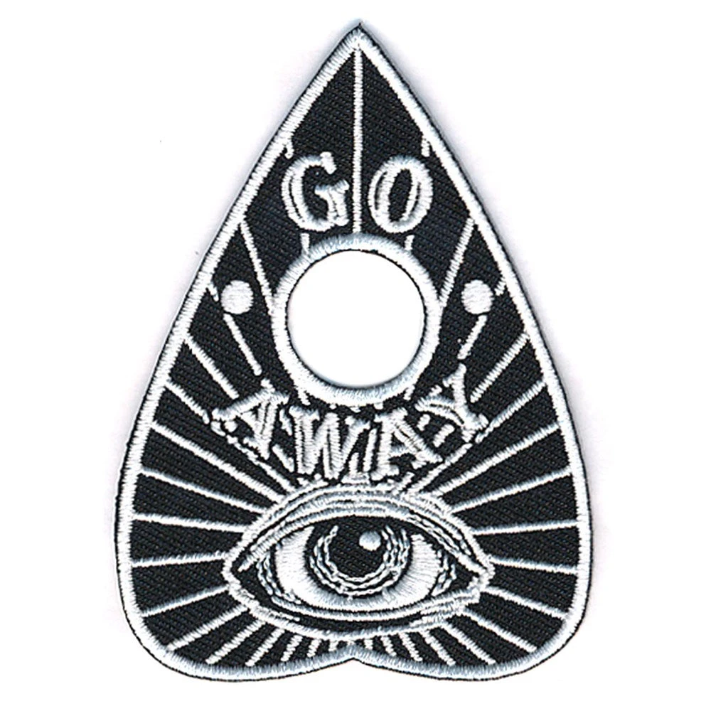 Kreepsville Accessories Go Away Planchette Patch 3 Kreepsville Accessories Go Away Planchette Patch