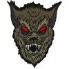 Kreepsville Graves Monster Grey Wolf Patch Patches