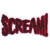 Kreepsville Scream Text Red Patch Accessories 1 Kreepsville Scream Text Red Patch Accessories