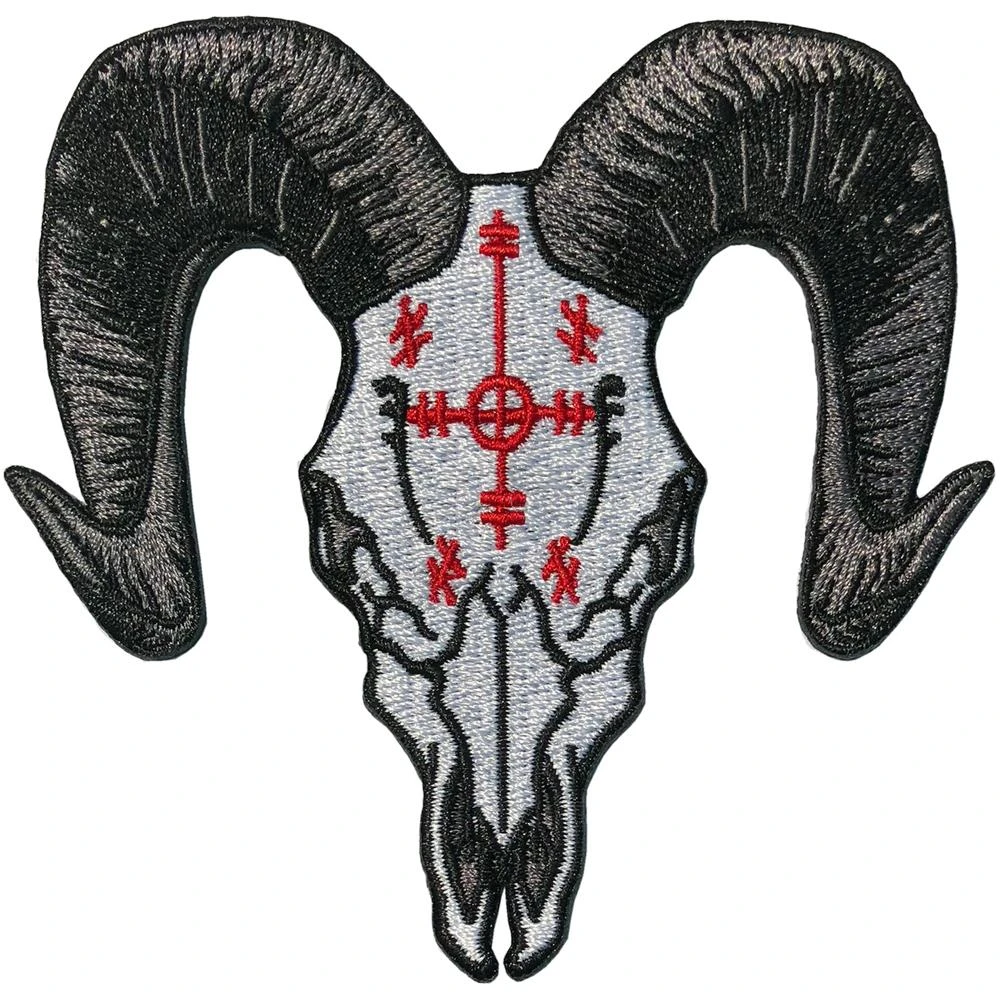 Kreepsville Voodoo Goat Skull Patch Accessories 3 Kreepsville Voodoo Goat Skull Patch Accessories