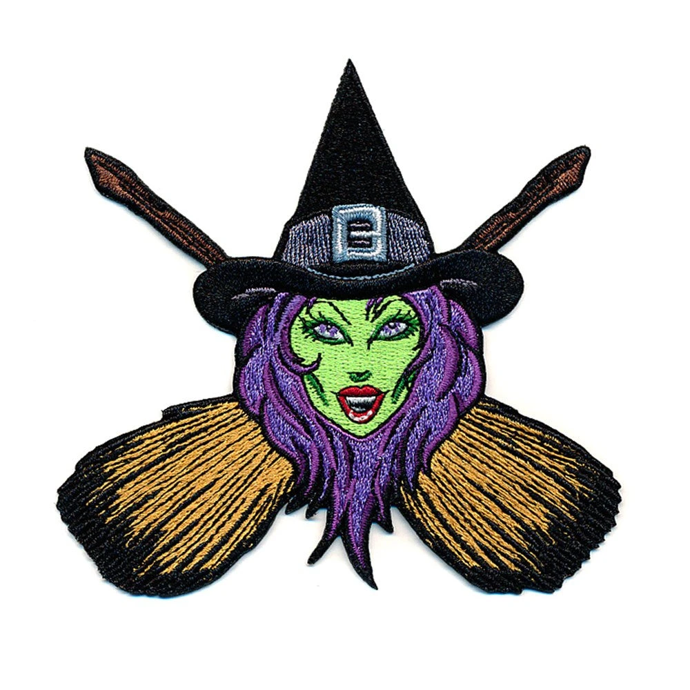 Kreepsville Witch Cross Brooms Patch Accessories 3 Kreepsville Witch Cross Brooms Patch Accessories